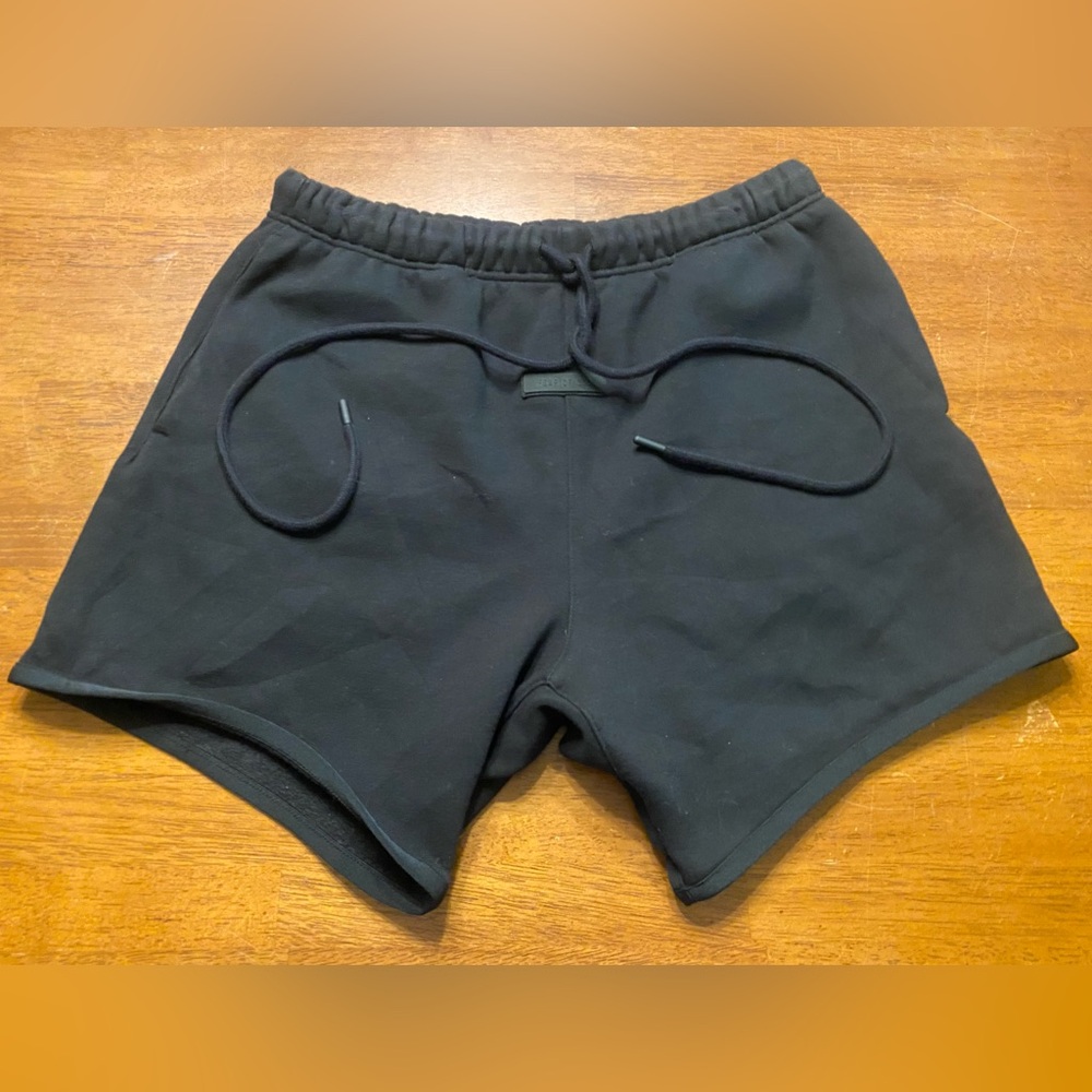 Fear of God Essentials Black Shorts